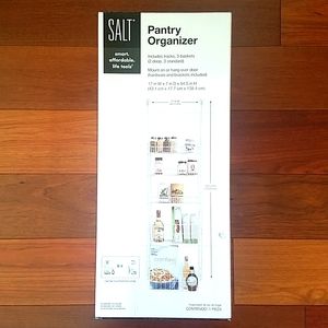 NWT/NIB SALT White customizable pantry organizer. One size.